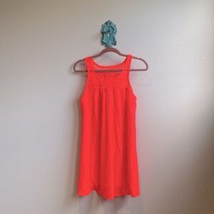 Bright coral dress🌺